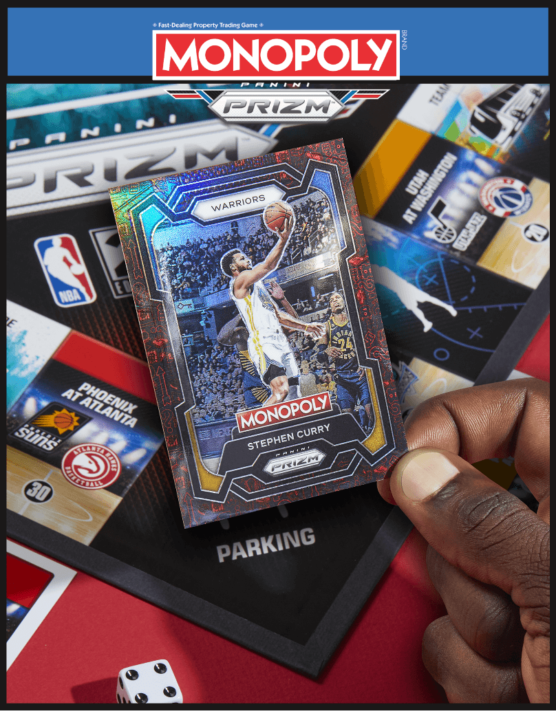 Monopoly Prizm NBA Edition Board Game Banner