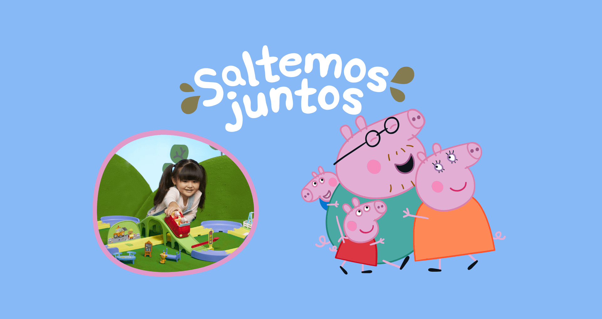 Saltemos juntos - Peppa Pig