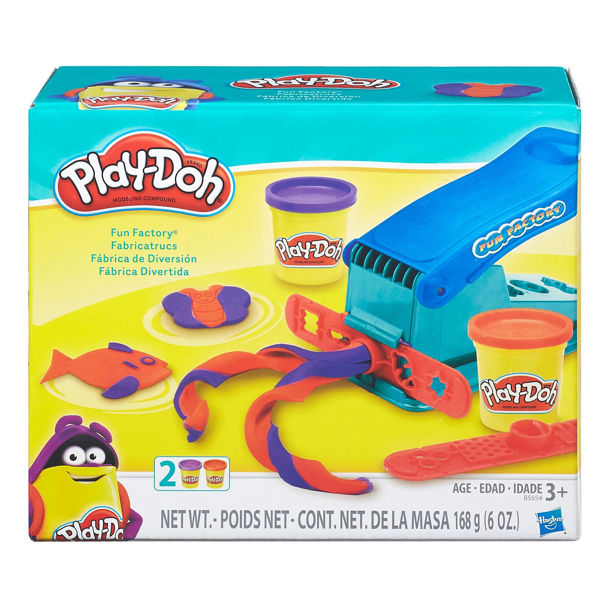 ماكينة صنع أشكال مصنع المرح البسيط من Play-Doh مع لونين غير سامين من Play-Doh product thumbnail 1