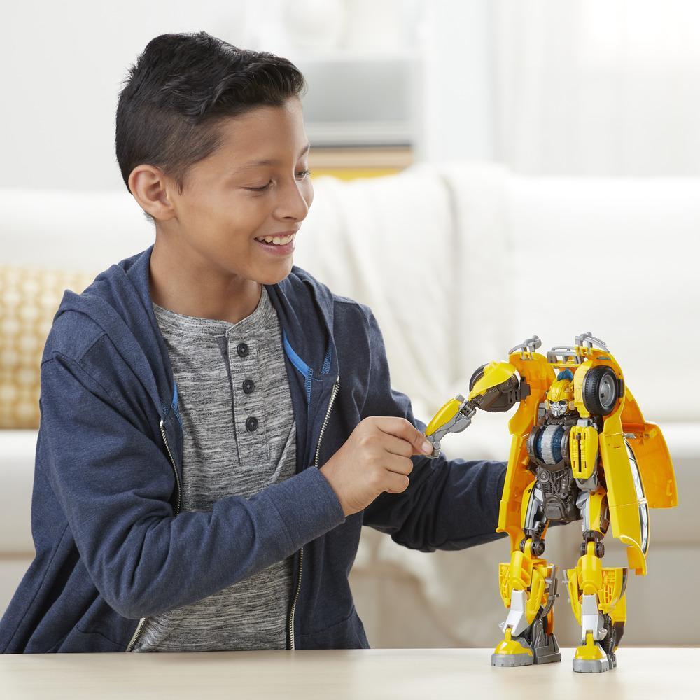 Transformers: Bumblebee Movie Toys, Power Charge Bumblebee Action Figure - Spinning Core, Lights and Sounds - Toys for Kids 6 and Up, 10.5-inch product thumbnail 1