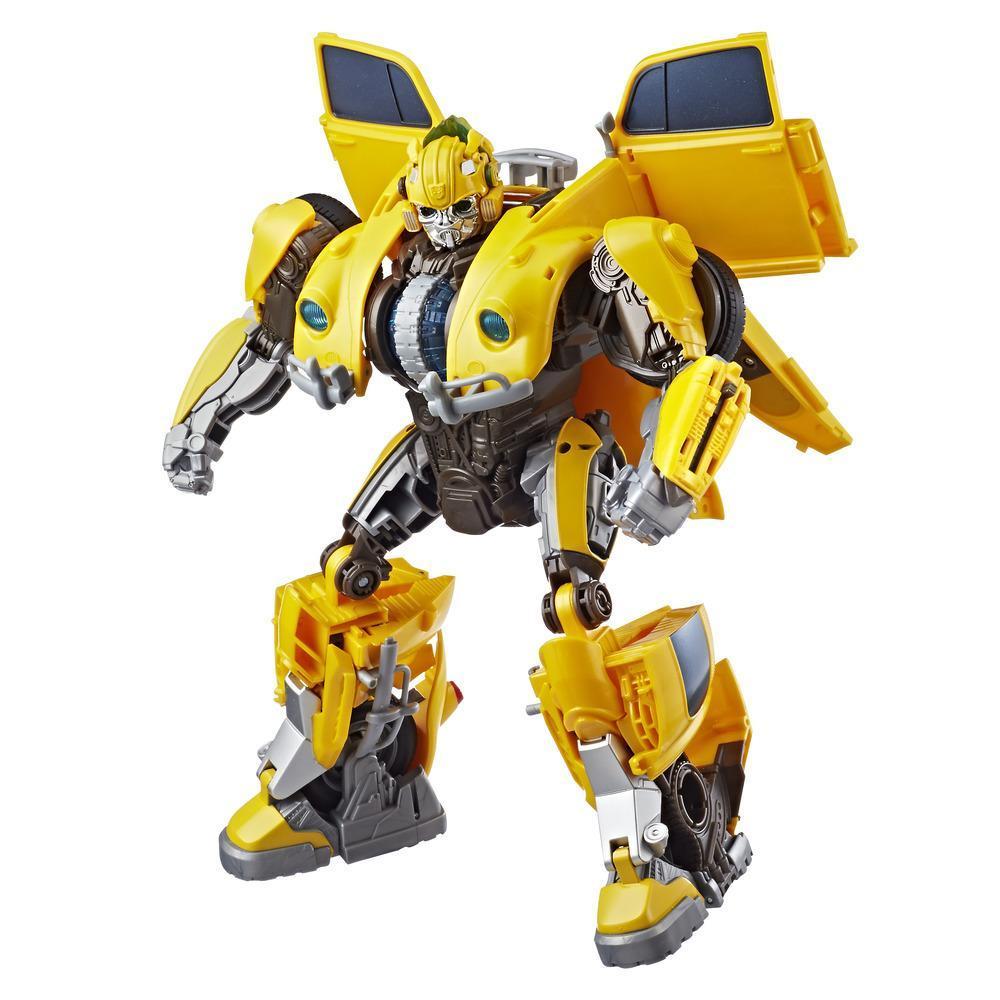 Transformers: Bumblebee Movie Toys, Power Charge Bumblebee Action Figure - Spinning Core, Lights and Sounds - Toys for Kids 6 and Up, 10.5-inch product thumbnail 1