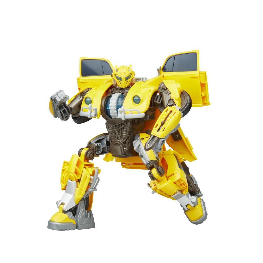 Transformers: Bumblebee Movie Toys, Power Charge Bumblebee Action Figure - Spinning Core, Lights and Sounds - Toys for Kids 6 and Up, 10.5-inch product thumbnail 1