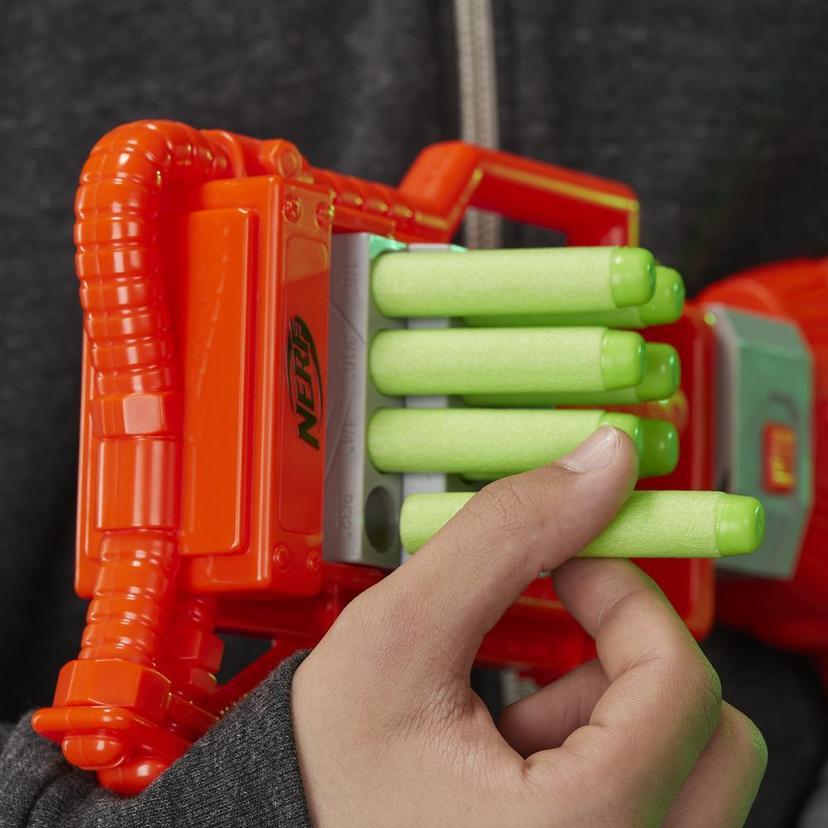 Nailbiter: بلاستر Zoom &amp; Doom Nerf Zombie Strike Toy مع خزنة تحديد الأسهم، والدبشك، والماسورة، و16 من دارتس Zombie Strike Elite الرسمية – للأطفال، والمراهقين، والبالغين product image 1