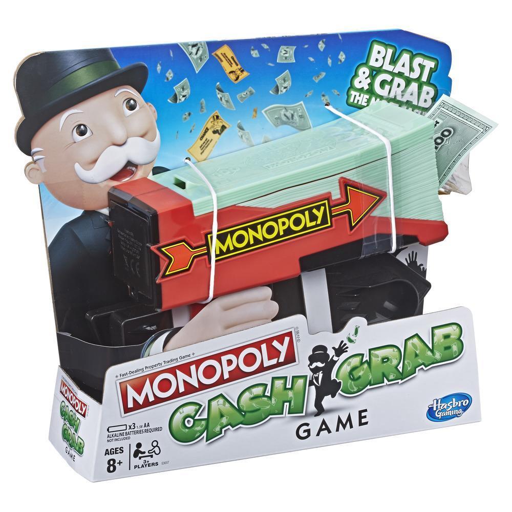 لعبة Monopoly Cash Grab للأسر والأطفال في عمر 8 سنوات فأكبر product thumbnail 1