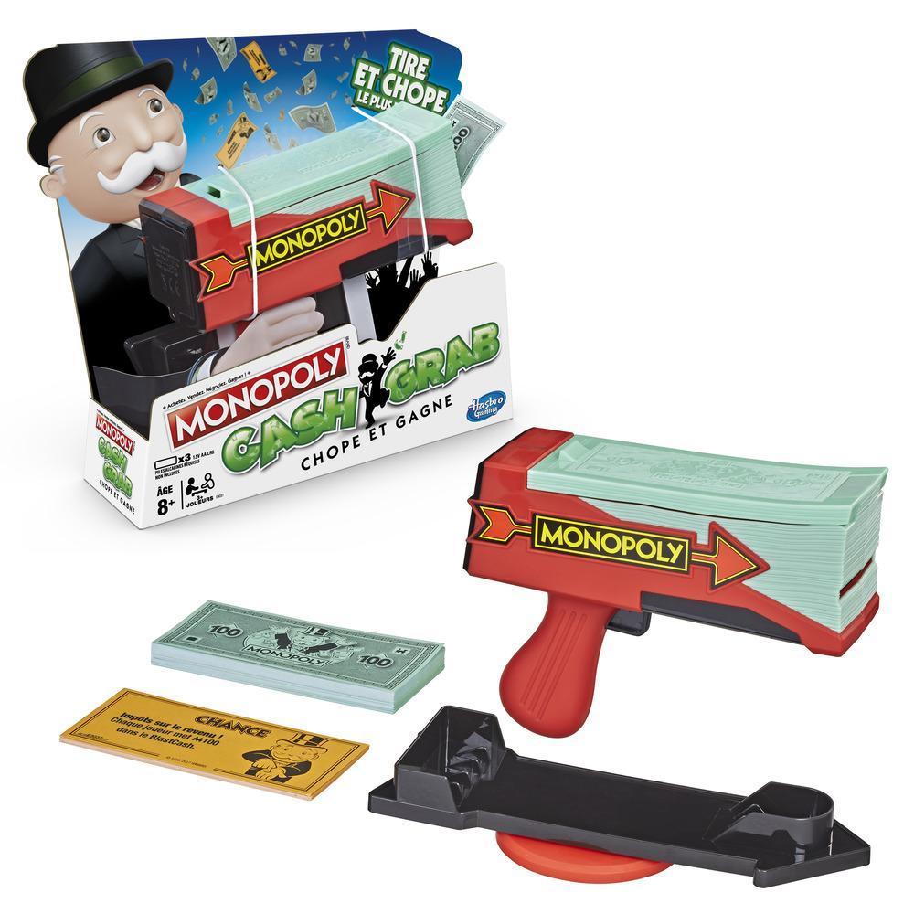 لعبة Monopoly Cash Grab للأسر والأطفال في عمر 8 سنوات فأكبر product thumbnail 1