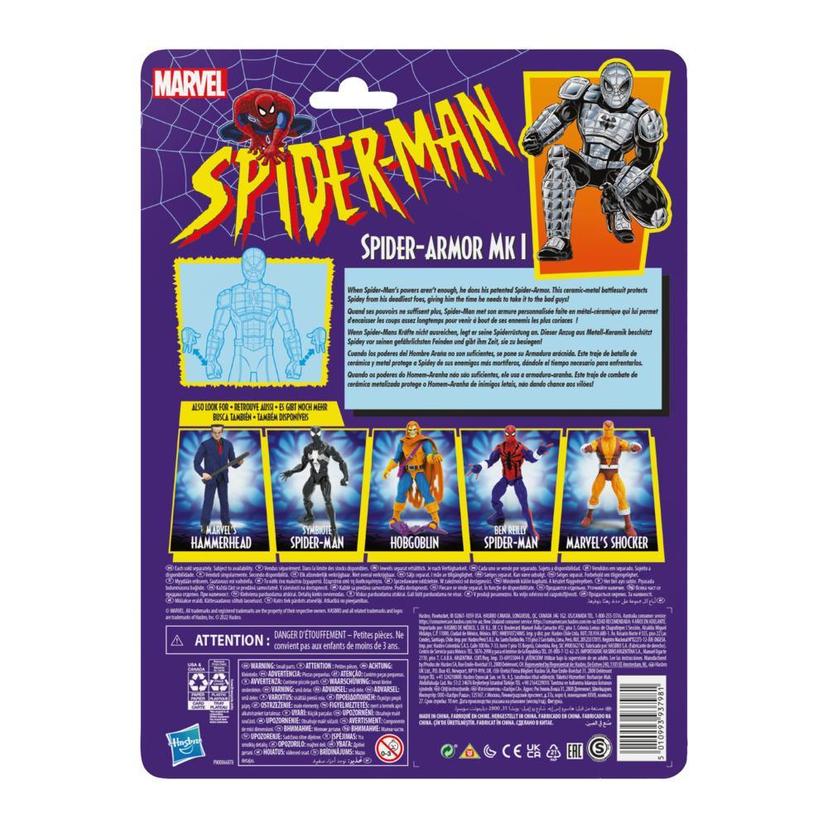 Marvel Legends Series Spider-Man 6-inch Spider-Armor Mk I Action Figure Toy, Includes 4 Accessories product image 1