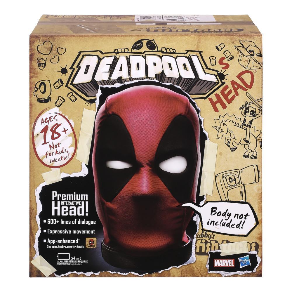 Marvel Legends Deadpool’s Head Premium Interactive Talking Electronic App-Enhanced Adult Collectible with SFX and Phrases product thumbnail 1