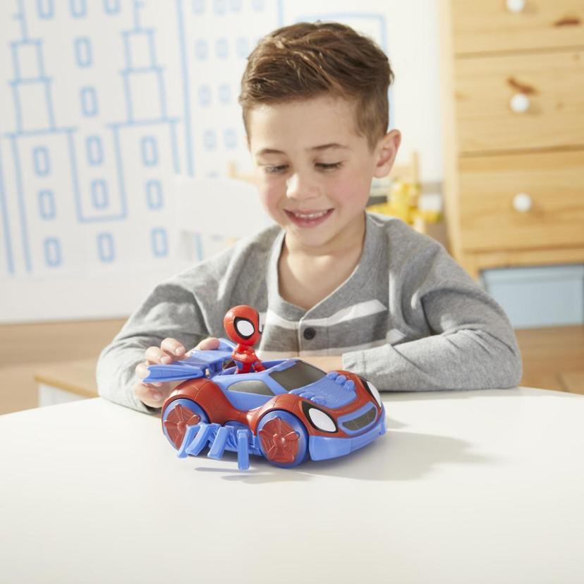 Marvel Spidey and His Amazing Friends Change 'N Go Web-Crawler And Spidey Action Figure, -Inch Figure, For Kids Ages 3 And Up product image 1