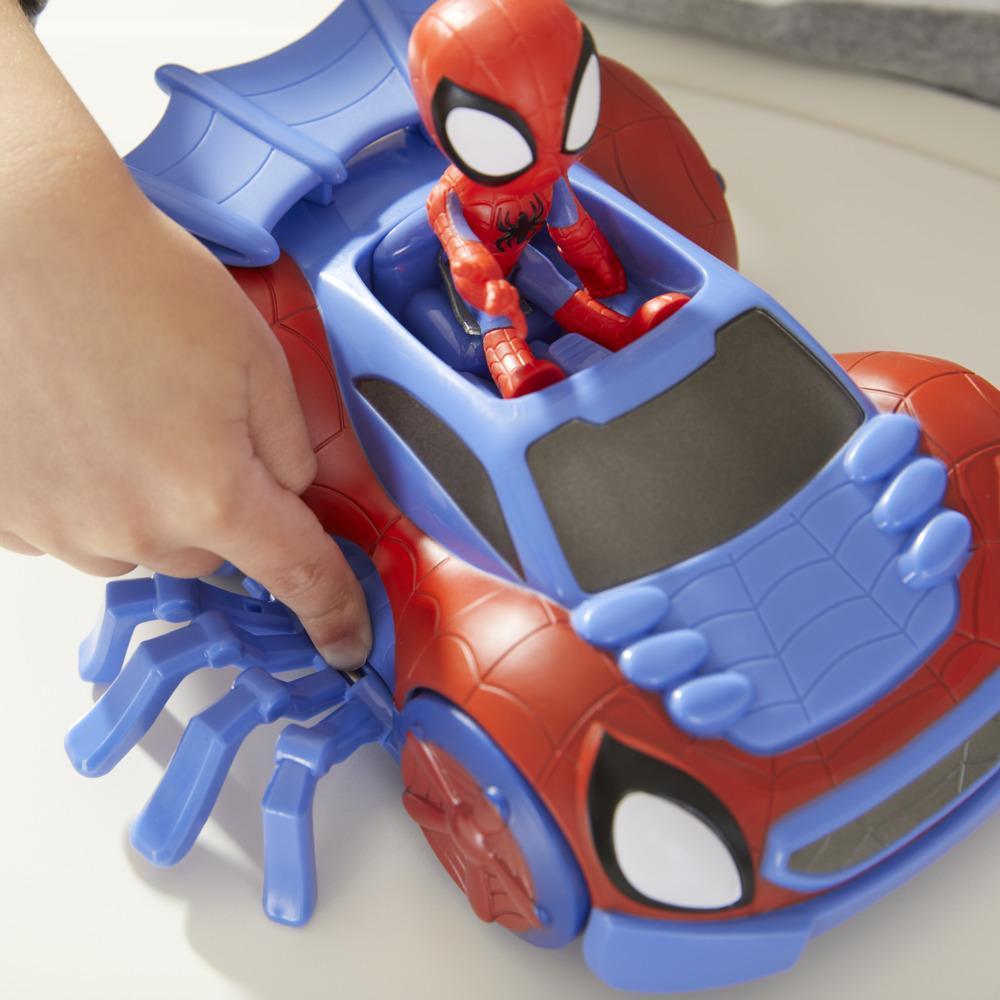 Marvel Spidey and His Amazing Friends Change 'N Go Web-Crawler And Spidey Action Figure, -Inch Figure, For Kids Ages 3 And Up product thumbnail 1