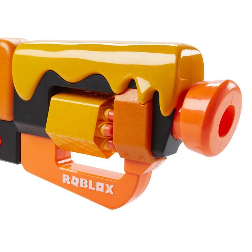 Nerf Roblox Adopt Me!: BEES! Lever Action Blaster, 8 Nerf Elite Darts, Code To Unlock In-Game Virtual Item product image 1