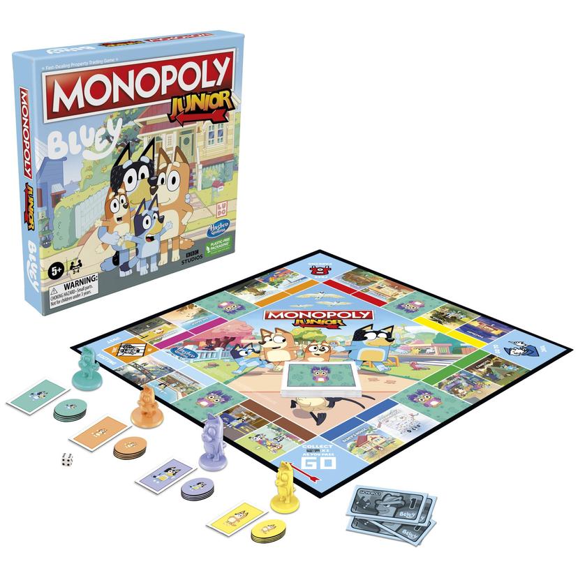 Monopoly Junior: Bluey Edition Board Game for Kids Ages 5 and Up product image 1