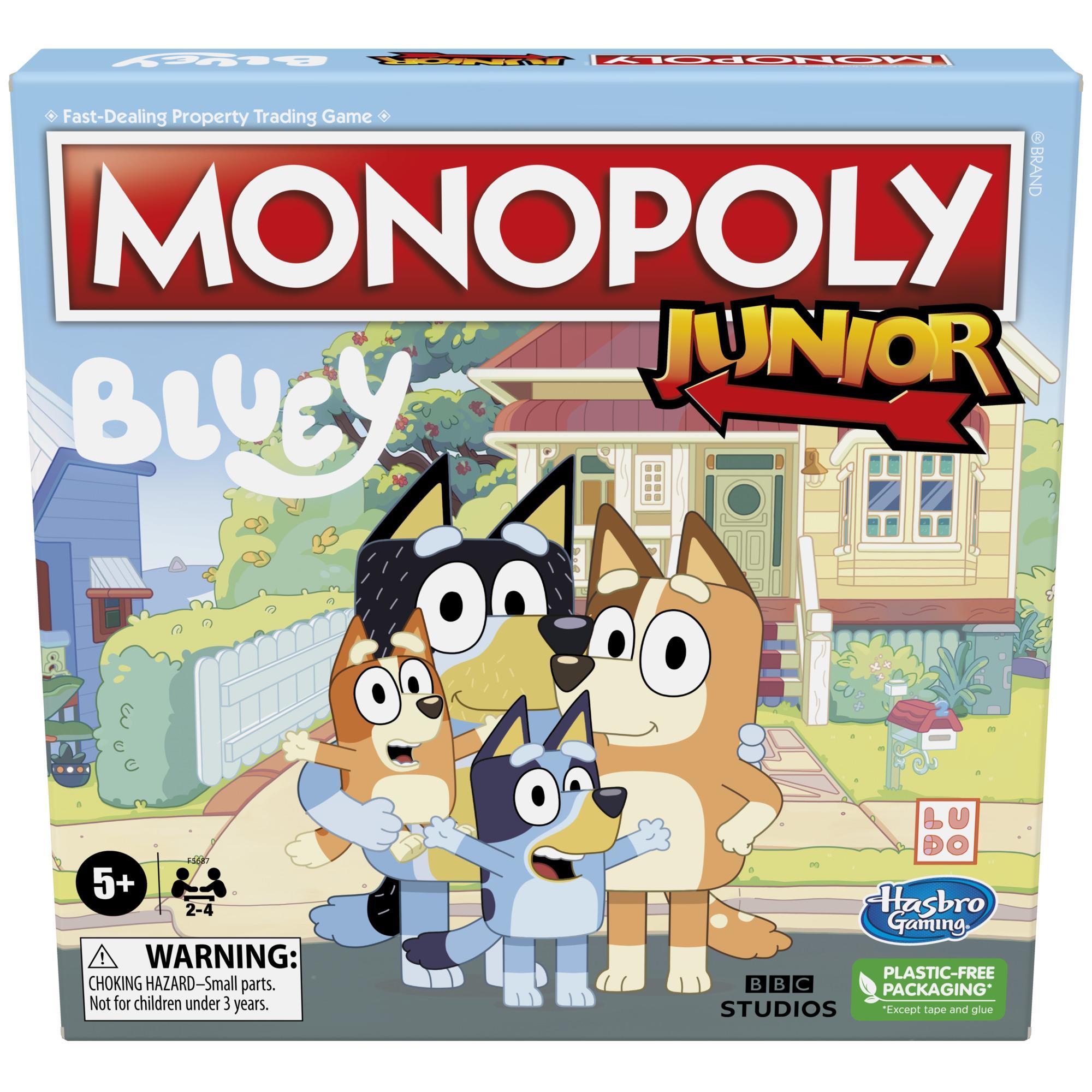 Monopoly Junior: Bluey Edition Board Game for Kids Ages 5 and Up product thumbnail 1