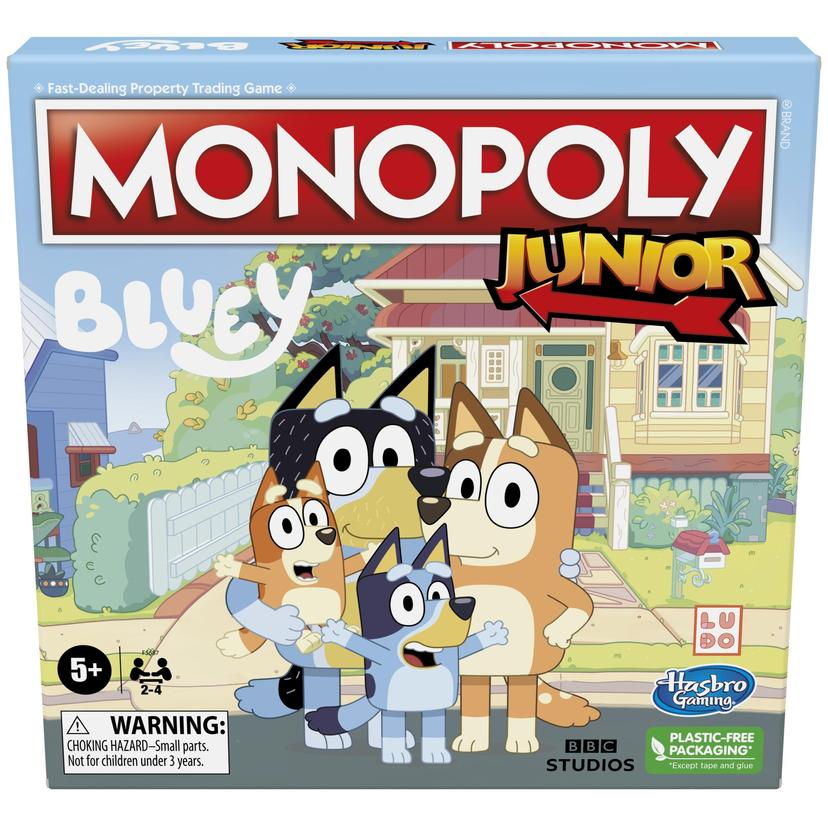 Monopoly Junior: Bluey Edition Board Game for Kids Ages 5 and Up product image 1