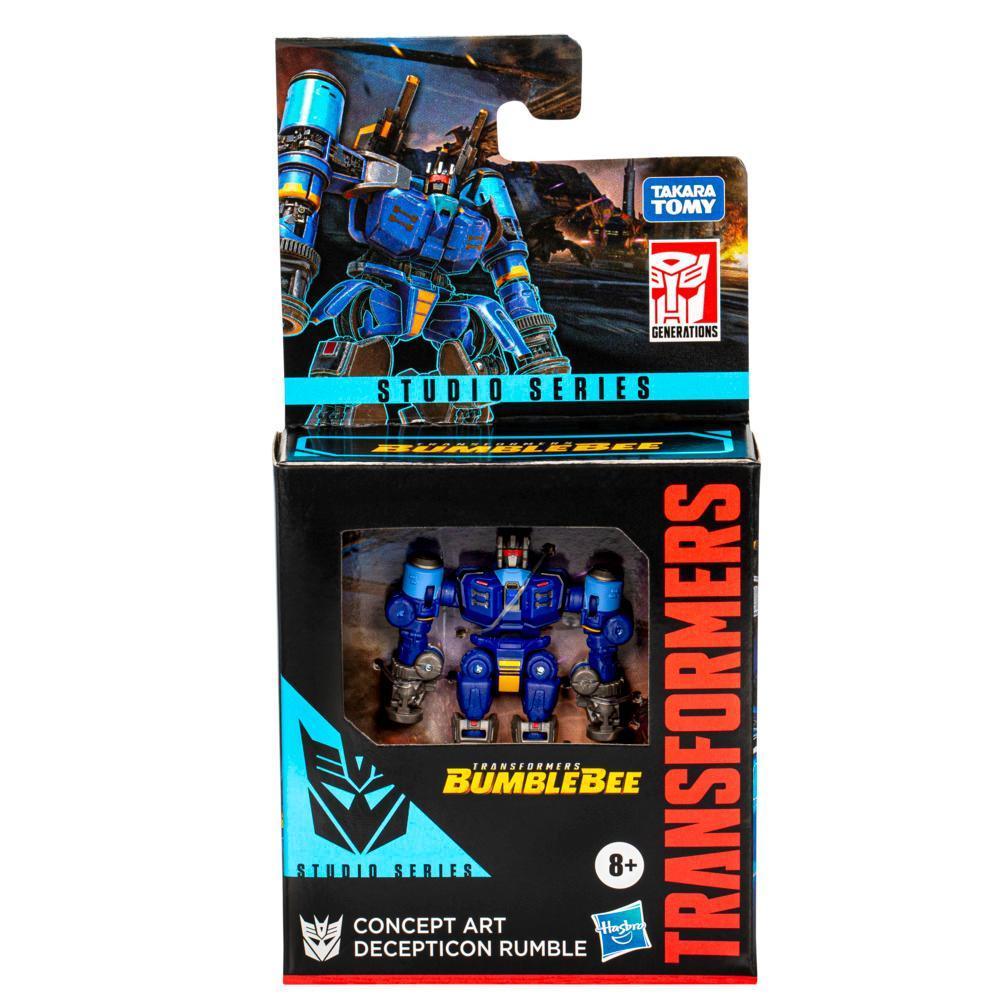Transformers Studio Series Core Transformers: Bumblebee Concept Art Decepticon Rumble 3.5” Action Figure, 8+ product thumbnail 1