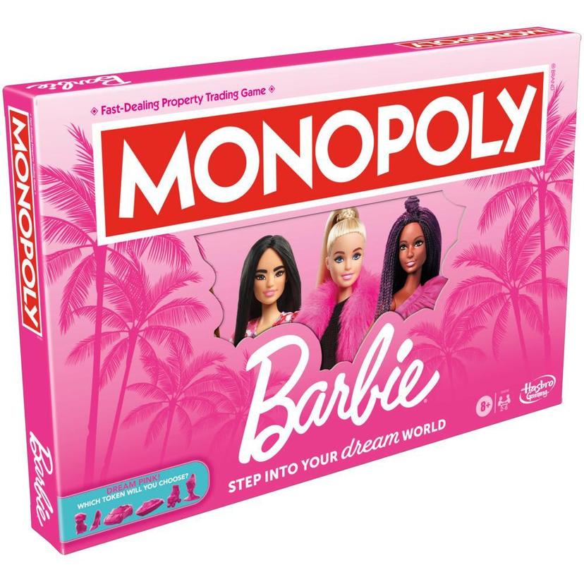 Monopoly: Barbie Edition Board Game, Family Games for 2-6 Players, Ages 8+ product image 1