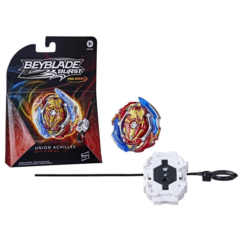 Beyblade Burst Pro Series Union Achilles Spinning Top Starter Pack -- Battling Game Top with Launcher Toy product image 1