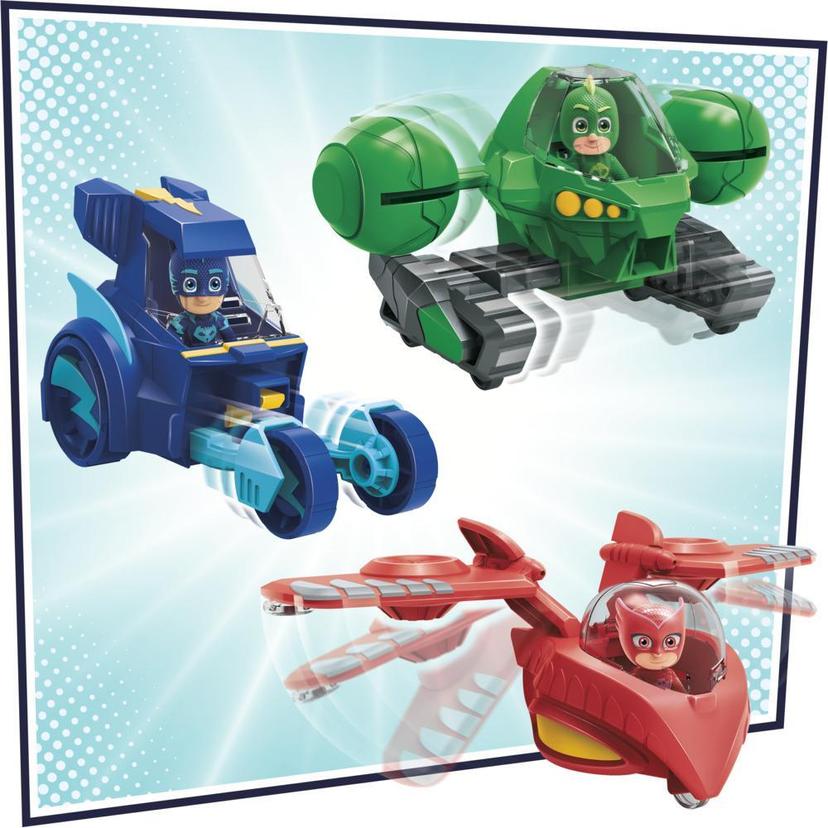 PJ Masks 3-in-1 Combiner Jet Preschool Toy, PJ Masks Toy Set with 3 Vehicles and 3 Action Figures, Kids Ages 3 and Up product image 1