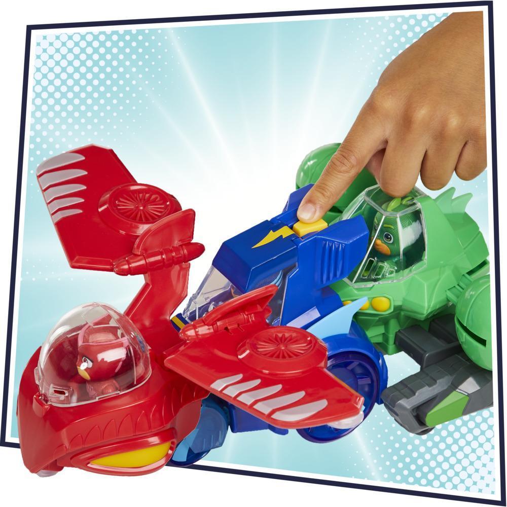 PJ Masks 3-in-1 Combiner Jet Preschool Toy, PJ Masks Toy Set with 3 Vehicles and 3 Action Figures, Kids Ages 3 and Up product thumbnail 1