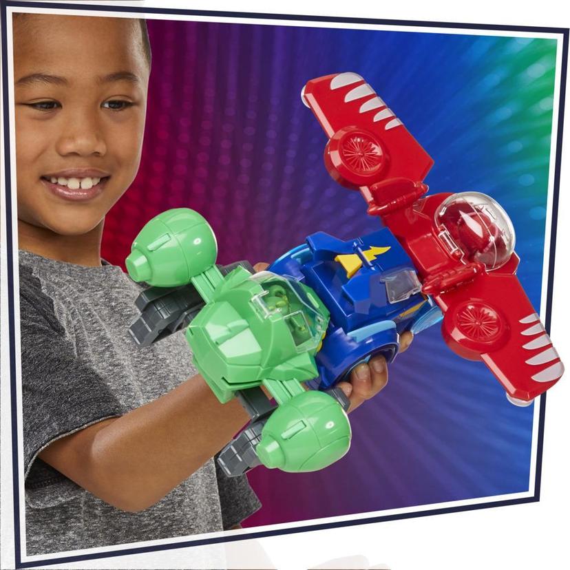 PJ Masks 3-in-1 Combiner Jet Preschool Toy, PJ Masks Toy Set with 3 Vehicles and 3 Action Figures, Kids Ages 3 and Up product image 1