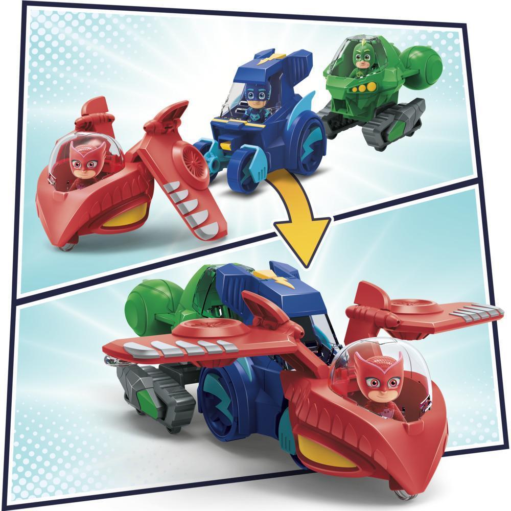 PJ Masks 3-in-1 Combiner Jet Preschool Toy, PJ Masks Toy Set with 3 Vehicles and 3 Action Figures, Kids Ages 3 and Up product thumbnail 1