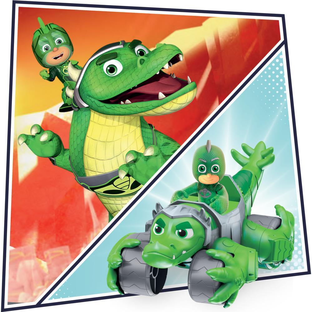 PJ Masks Animal Power Gekko Animal Rider Deluxe Vehicle Preschool Toy, Includes Gekko Action Figure, Ages 3 and Up product thumbnail 1