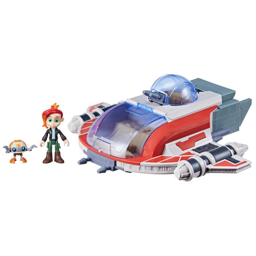 Star Wars The Crimson Firehawk Ship & Action Figures, Star Wars Toys, Preschool Toys (17") product thumbnail 1