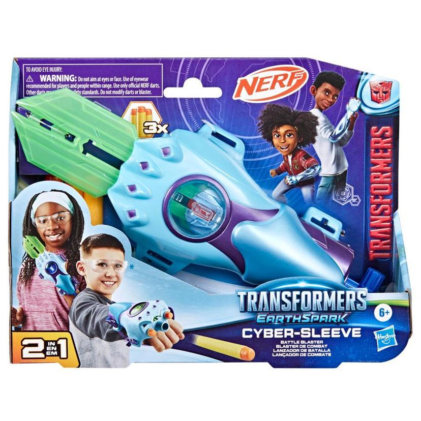 Transformers Toys EarthSpark Cyber-Sleeve Battle Blaster Toy, Interactive Toys for 6+ product image 1