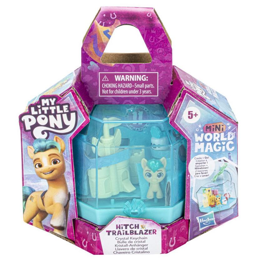 My Little Pony Mini World Magic Crystal Keychain Hitch Trailblazer Toy - Portable Playset and Accessories, Kids Ages 5+ product image 1