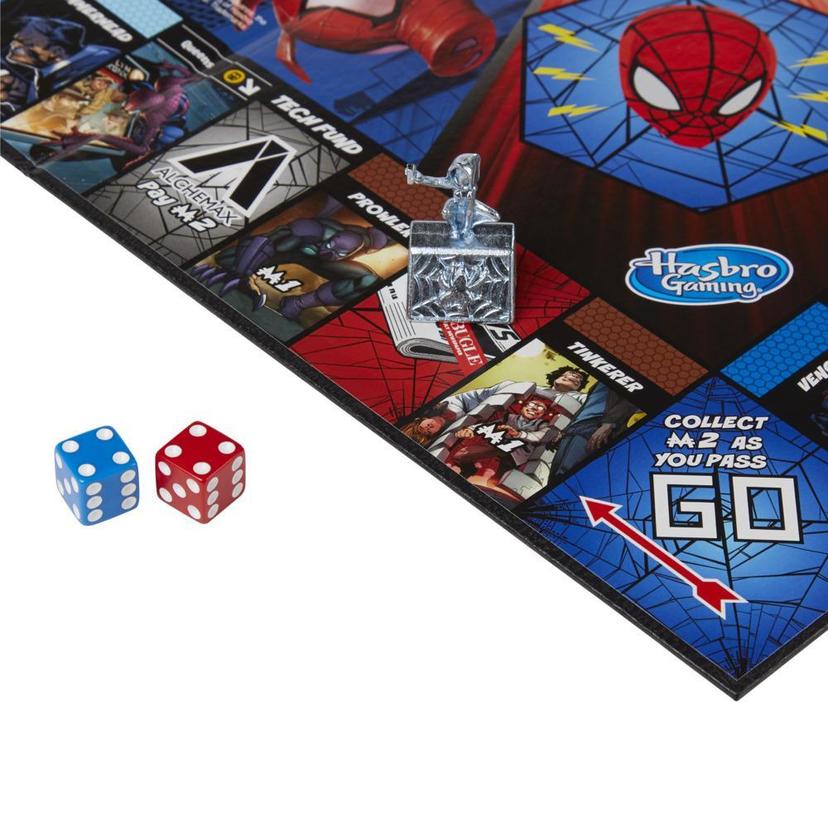 Monopoly: Marvel Spider-Man Edition Board Game, Play as a Spider Hero, Fun Game to Play for Kids Ages 8 and Up product image 1