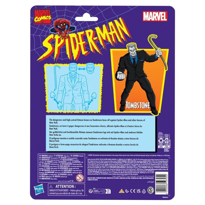 Marvel Legends Series Tombstone, 6" Spider-Man Comics Collectible Action Figure product image 1