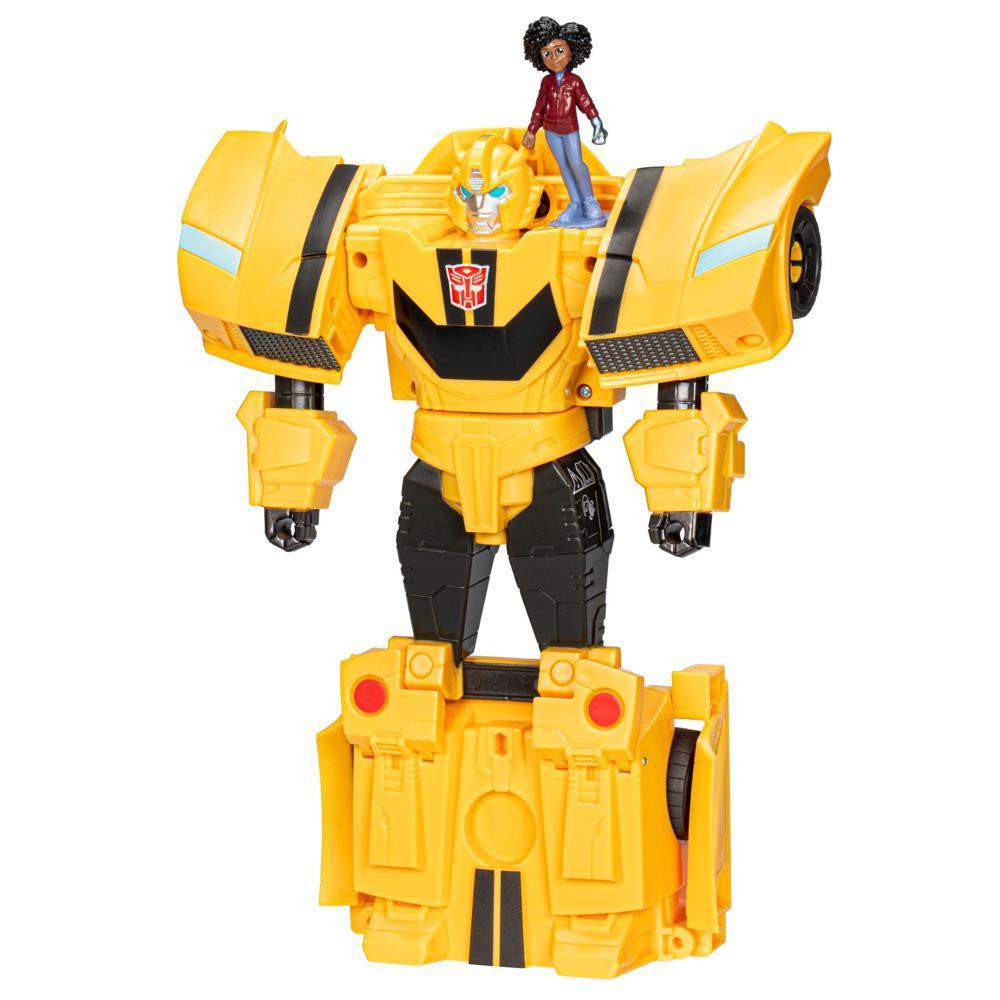 Transformers Toys EarthSpark Spin Changer Bumblebee Action Figure with Mo Malto Figure product thumbnail 1