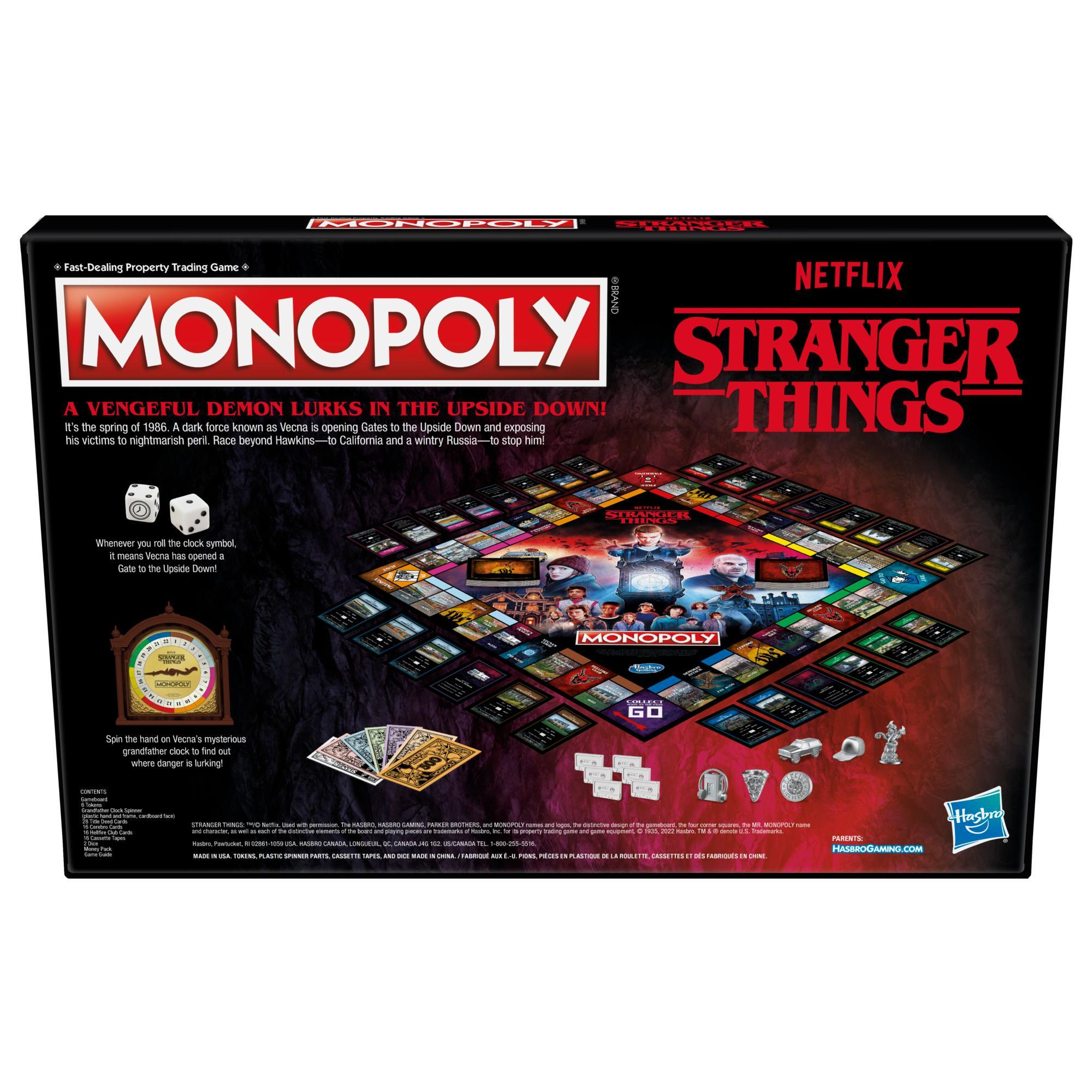 Monopoly: Netflix Stranger Things Edition Board Game for Adults and Teens Ages 14+, Game for 2-6 Players product thumbnail 1