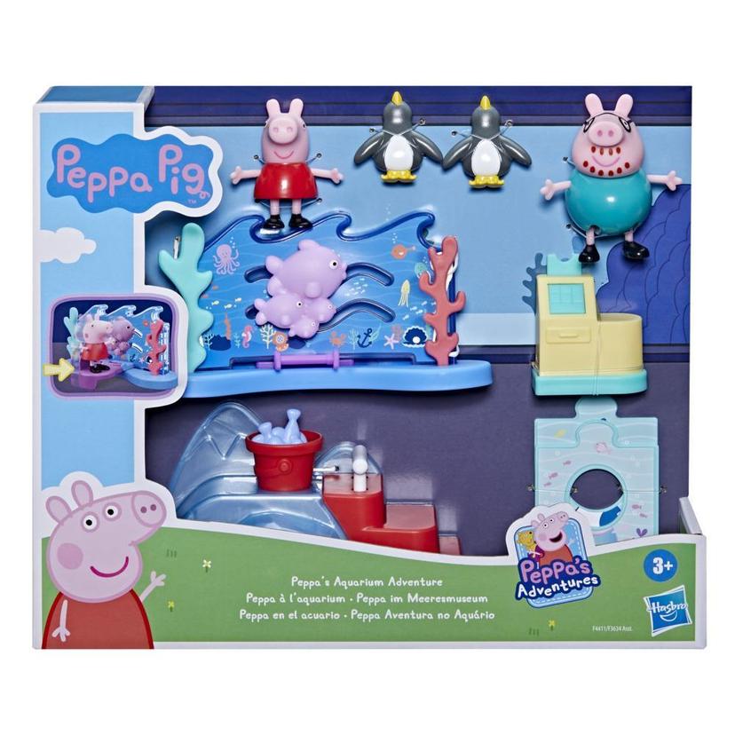 Peppa Pig Peppa’s Adventures Peppa’s Aquarium Adventure Playset Preschool Toy: 4 Figures, 8 Accessories; Ages 3 and Up product image 1