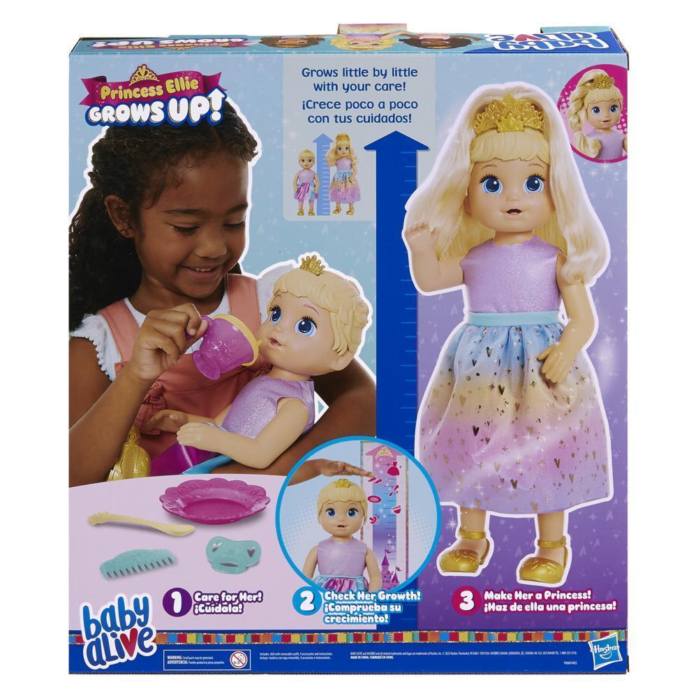 Baby Alive Princess Ellie Grows Up! Doll, 18-Inch Growing Talking Baby Doll Toy for Kids Ages 3 and Up, Blonde Hair product thumbnail 1