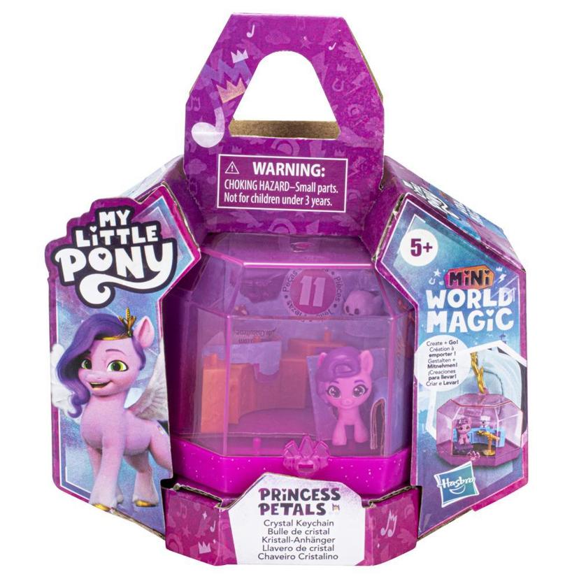 My Little Pony Mini World Magic Crystal Keychain Princess Pipp Petals Toy - Portable Playset, Accessories - Kids Ages 5+ product image 1