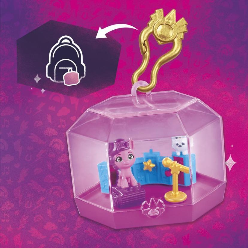 My Little Pony Mini World Magic Crystal Keychain Princess Pipp Petals Toy - Portable Playset, Accessories - Kids Ages 5+ product image 1