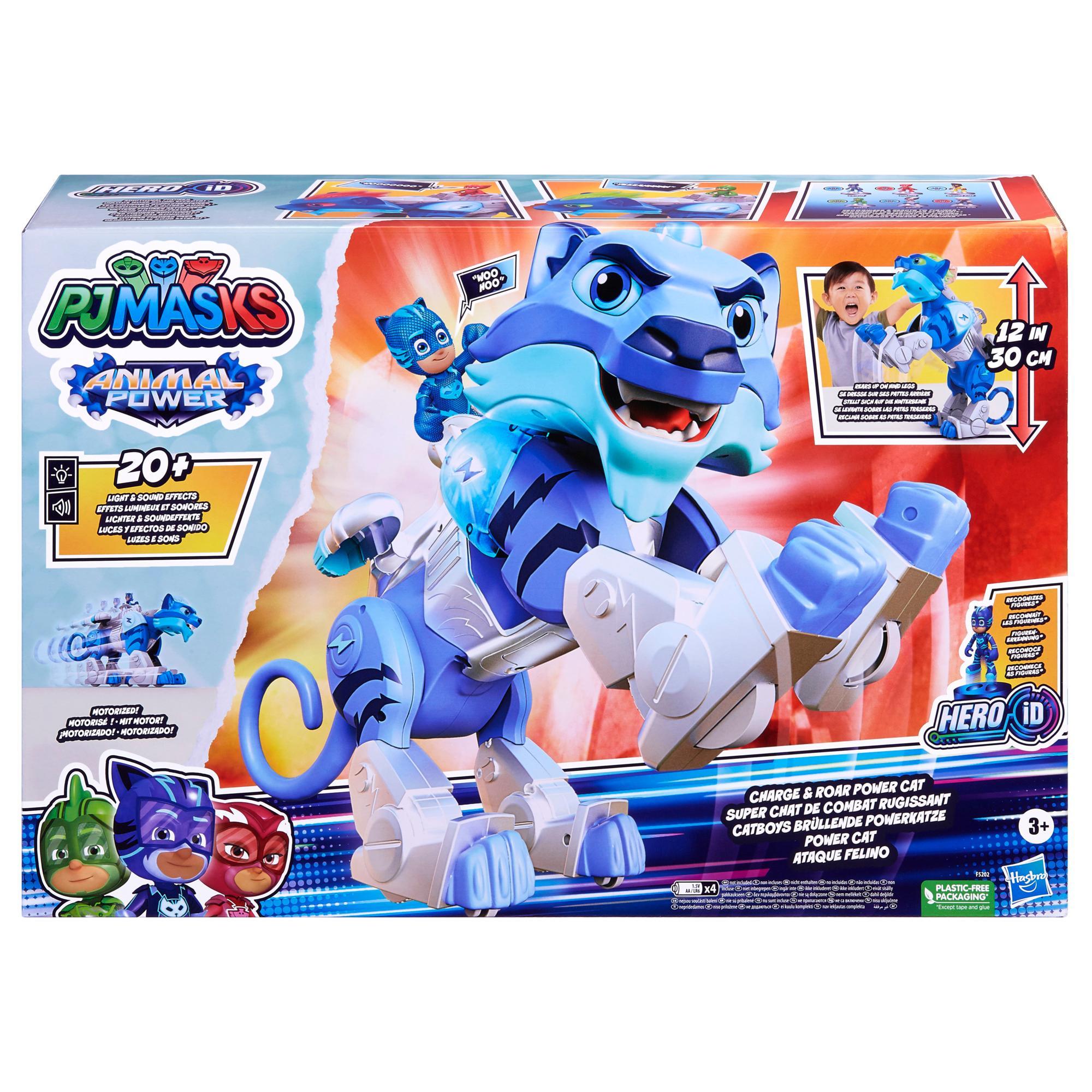 PJ Masks Animal Power Charge and Roar Power Cat Preschool Toy, Motorized Toy with 20+ Lights and Sounds, 3 Years and Up product thumbnail 1