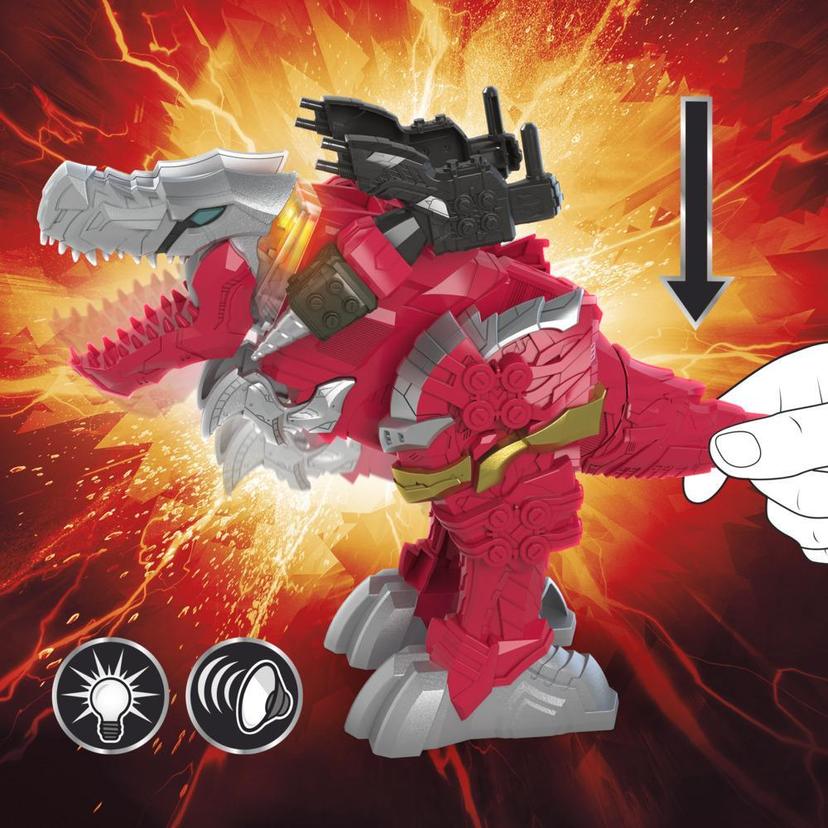 Power Rangers Battle Attackers Dino Fury T-Rex Champion Zord Electronic Action Figure Toy for Kids Ages 4 and Up product image 1
