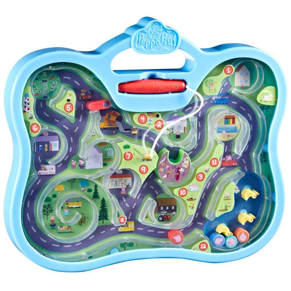 Peppa Pig Toys Peppa’s Town Tour Maze, Preschool Toys for Girls and Boys product thumbnail 1