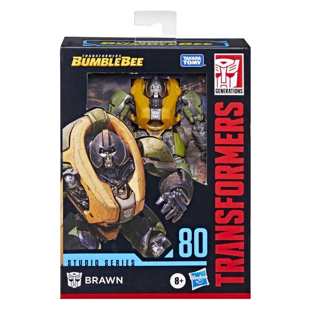 Transformers Toys Studio Series 80 Deluxe Transformers: Bumblebee Brawn Action Figure, 8 and Up, 4.5-inch product thumbnail 1