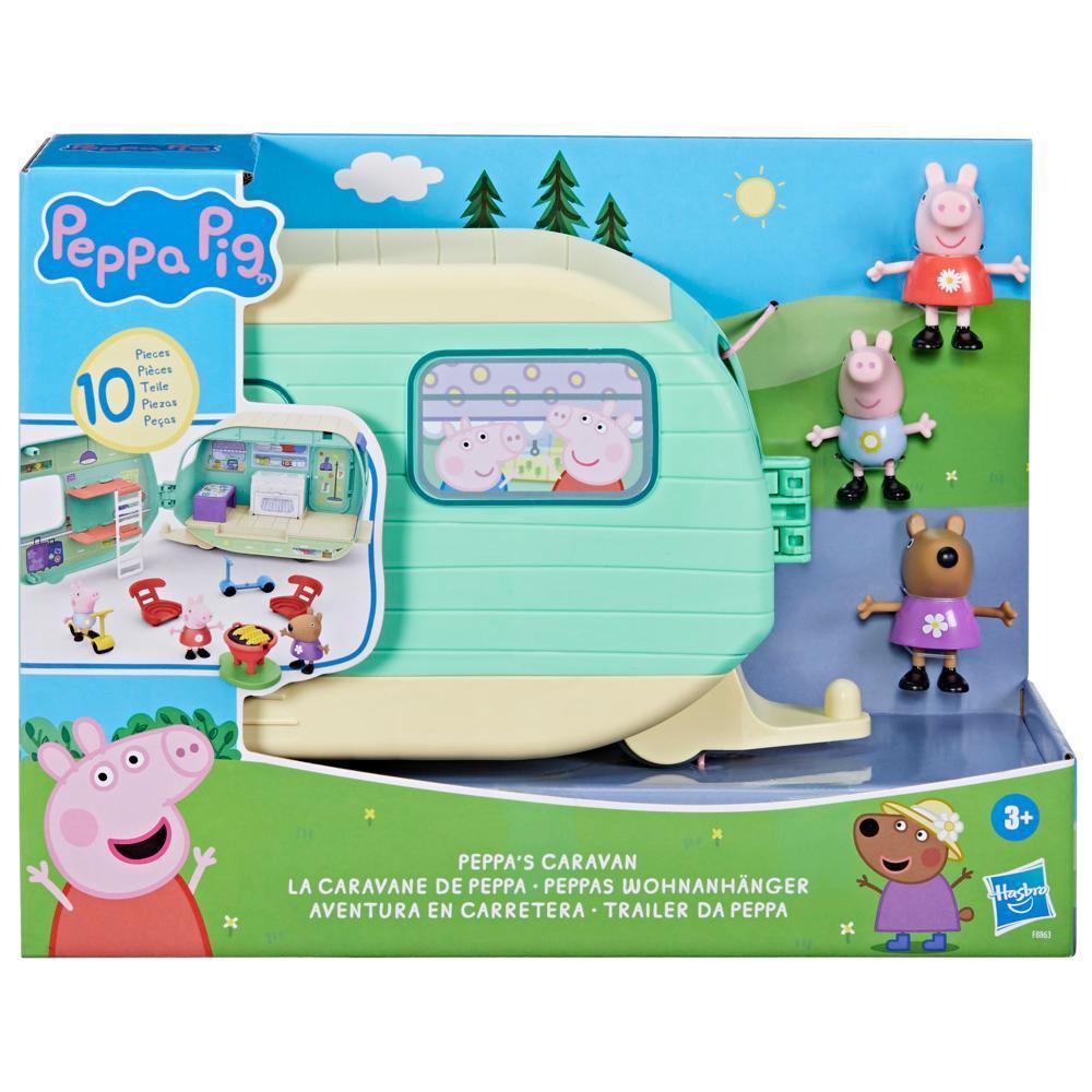 Peppa Pig Toys Peppa's Caravan Playset with 3 Figures, Preschool Toys for Ages 3+ product thumbnail 1