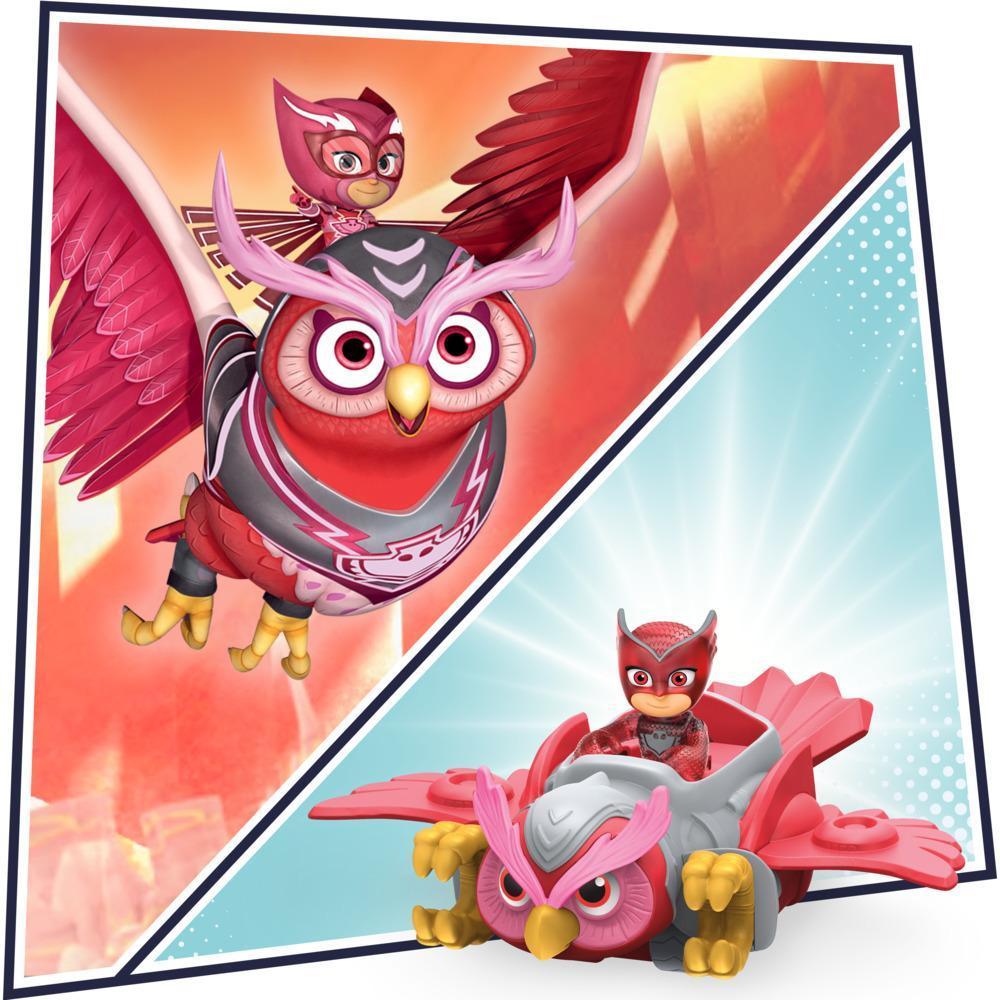 PJ Masks Animal Power Owlette Animal Rider Deluxe Vehicle Preschool Toy, Includes Owlette Action Figure, Ages 3 and Up product thumbnail 1