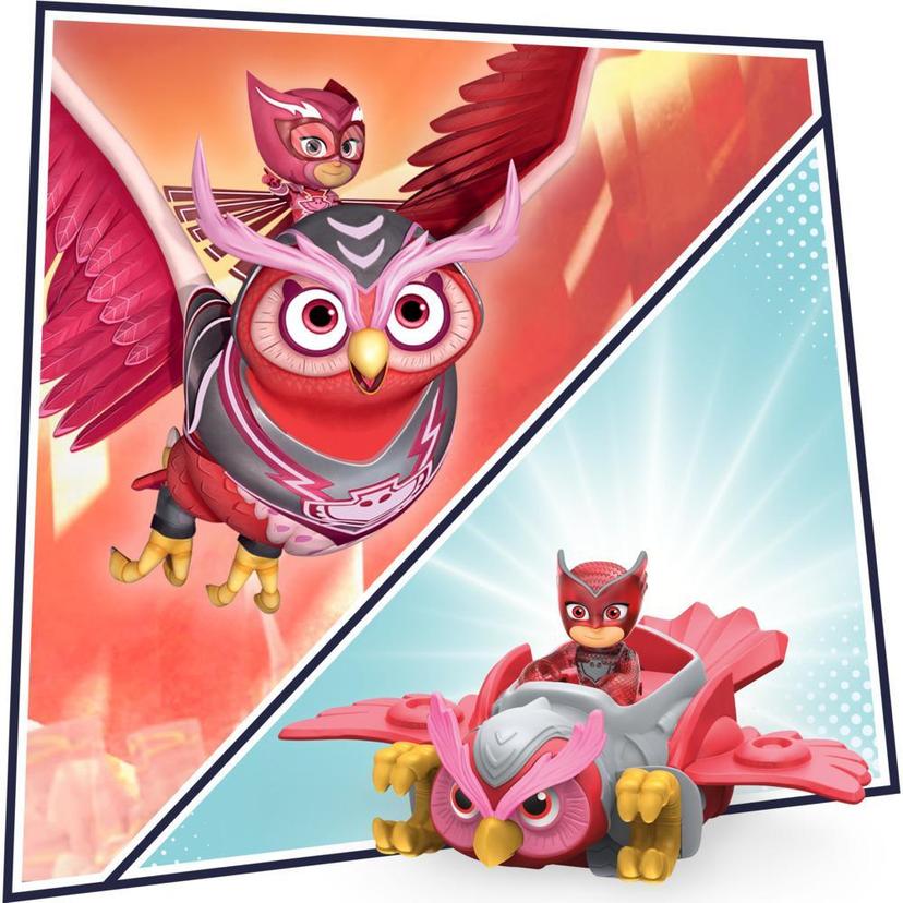 PJ Masks Animal Power Owlette Animal Rider Deluxe Vehicle Preschool Toy, Includes Owlette Action Figure, Ages 3 and Up product image 1