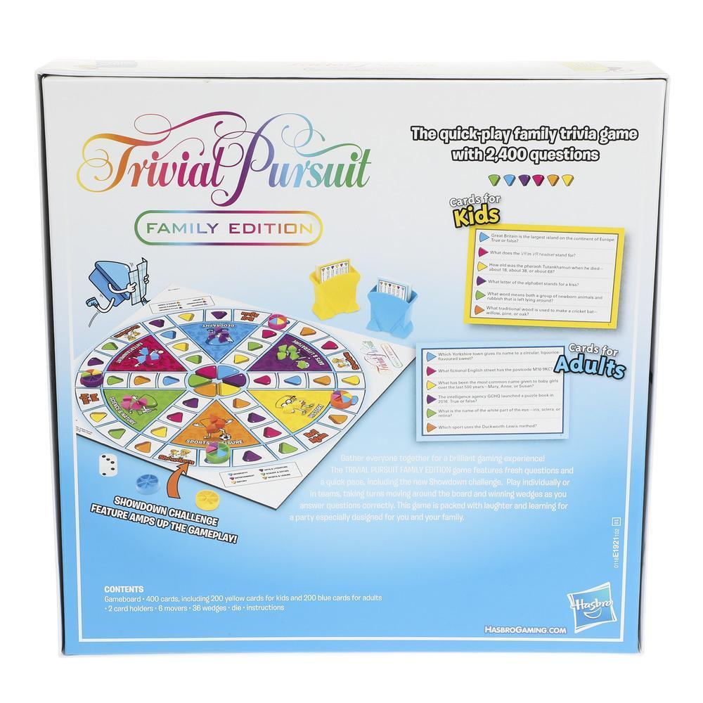 Trivial Pursuit Family Edition Game product thumbnail 1