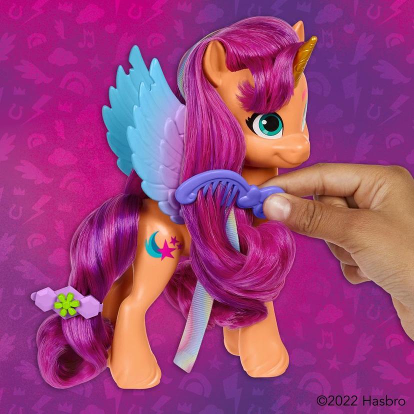 My Little Pony: Make Your Mark Toy Ribbon Hairstyles Sunny Starscout - 6-Inch Pony for Kids and Hair Styling Accessories product image 1