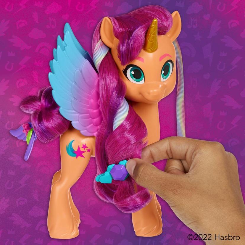 My Little Pony: Make Your Mark Toy Ribbon Hairstyles Sunny Starscout - 6-Inch Pony for Kids and Hair Styling Accessories product image 1