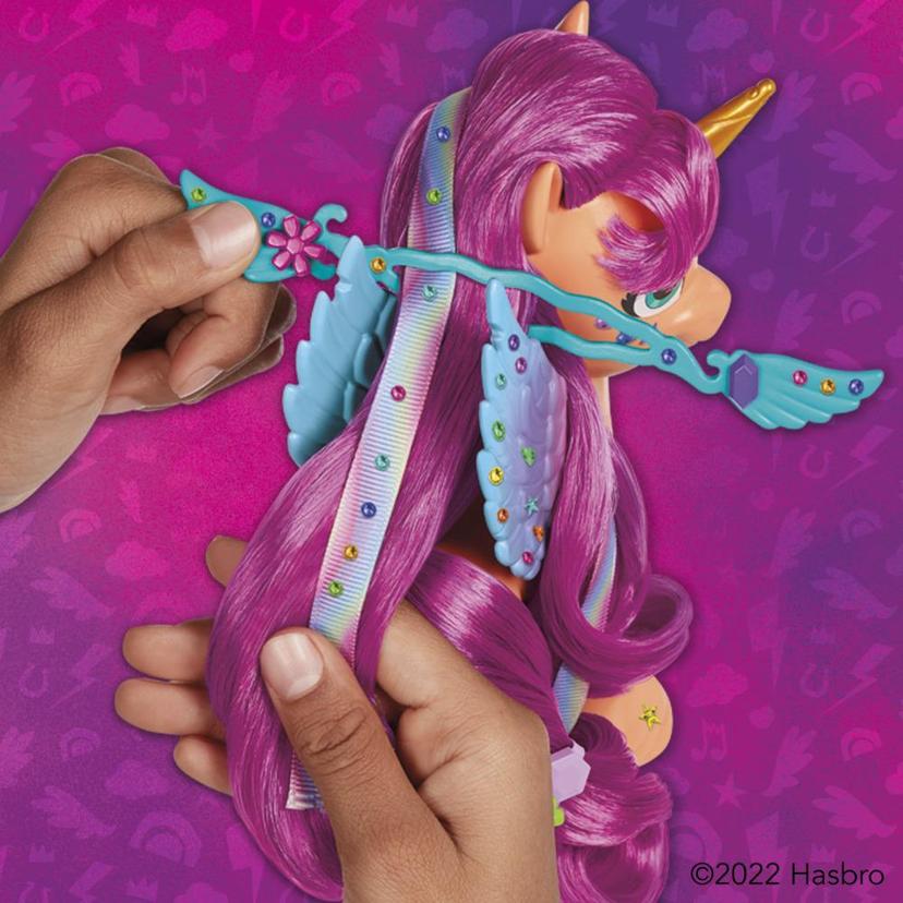 My Little Pony: Make Your Mark Toy Ribbon Hairstyles Sunny Starscout - 6-Inch Pony for Kids and Hair Styling Accessories product image 1