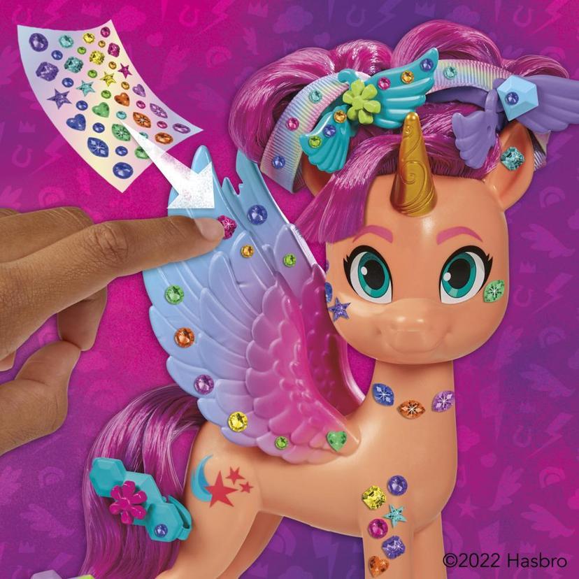 My Little Pony: Make Your Mark Toy Ribbon Hairstyles Sunny Starscout - 6-Inch Pony for Kids and Hair Styling Accessories product image 1