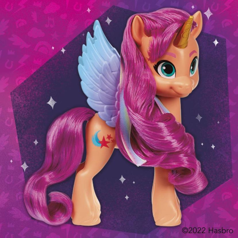 My Little Pony: Make Your Mark Toy Ribbon Hairstyles Sunny Starscout - 6-Inch Pony for Kids and Hair Styling Accessories product image 1