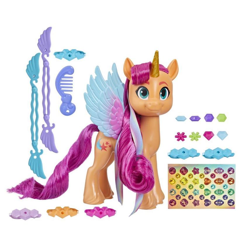 My Little Pony: Make Your Mark Toy Ribbon Hairstyles Sunny Starscout - 6-Inch Pony for Kids and Hair Styling Accessories product image 1